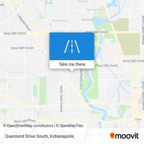 Mapa de Questend Drive South