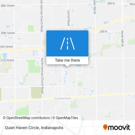 Quiet Haven Circle map