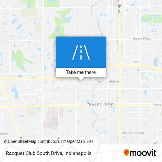 Racquet Club South Drive map