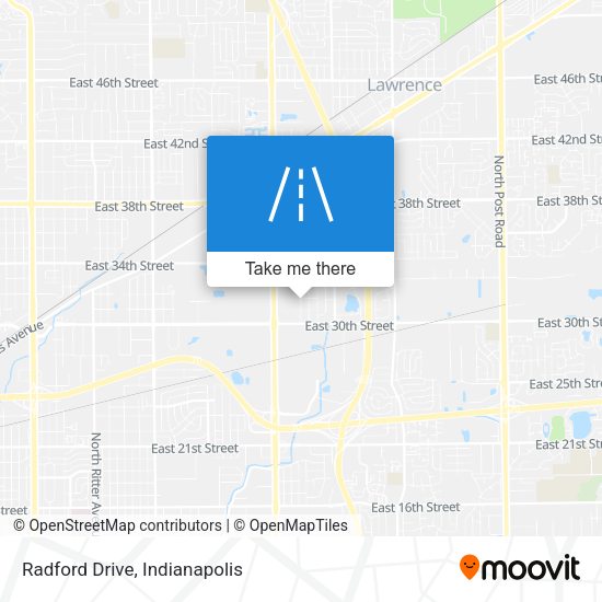 Mapa de Radford Drive
