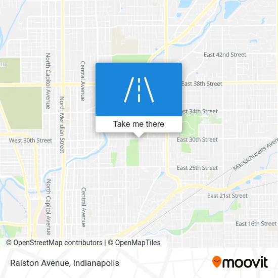 Ralston Avenue map