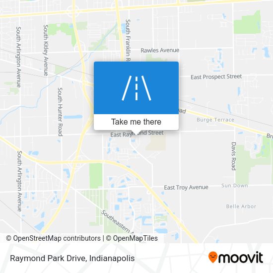 Mapa de Raymond Park Drive