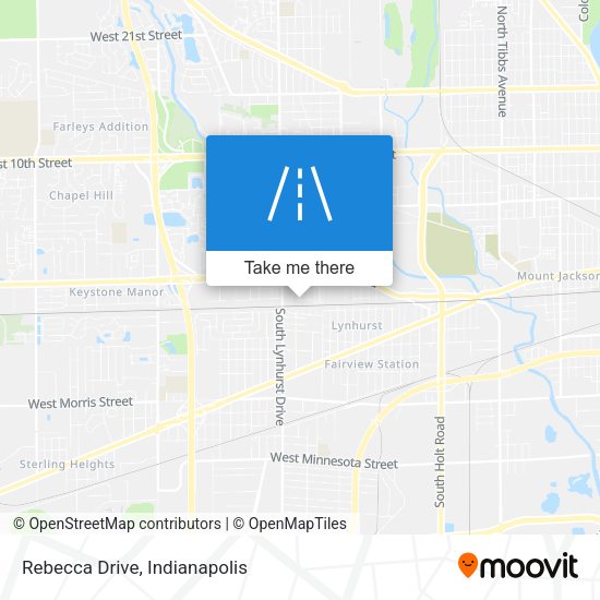 Mapa de Rebecca Drive