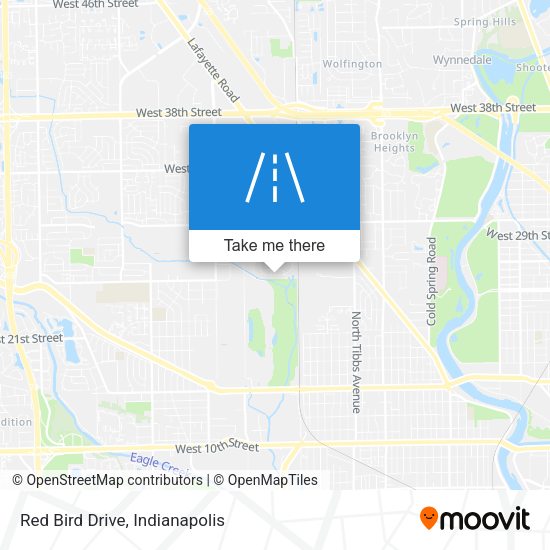 Red Bird Drive map
