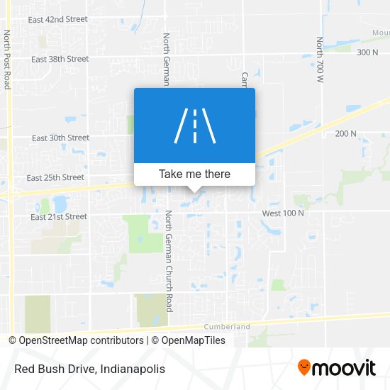 Mapa de Red Bush Drive