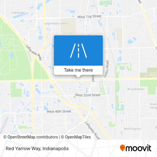 Red Yarrow Way map