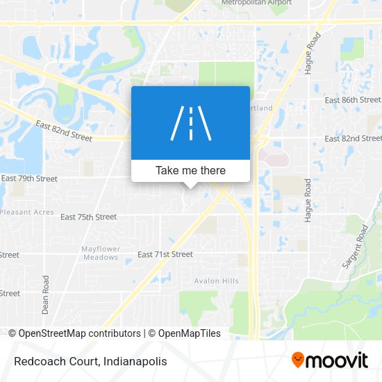 Redcoach Court map