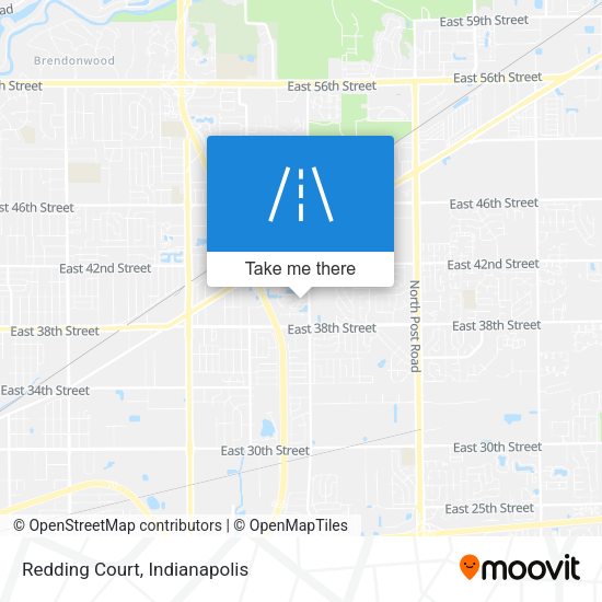 Redding Court map