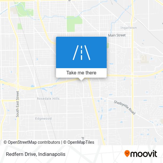 Redfern Drive map