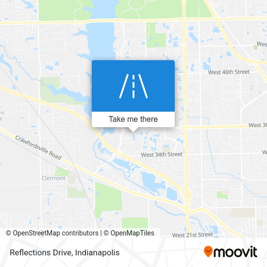 Reflections Drive map
