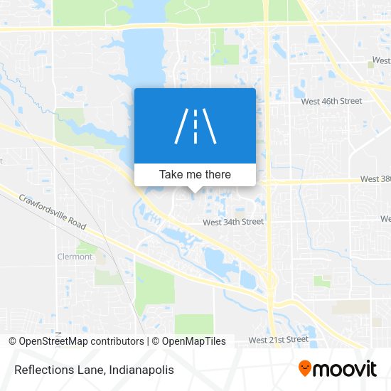 Mapa de Reflections Lane