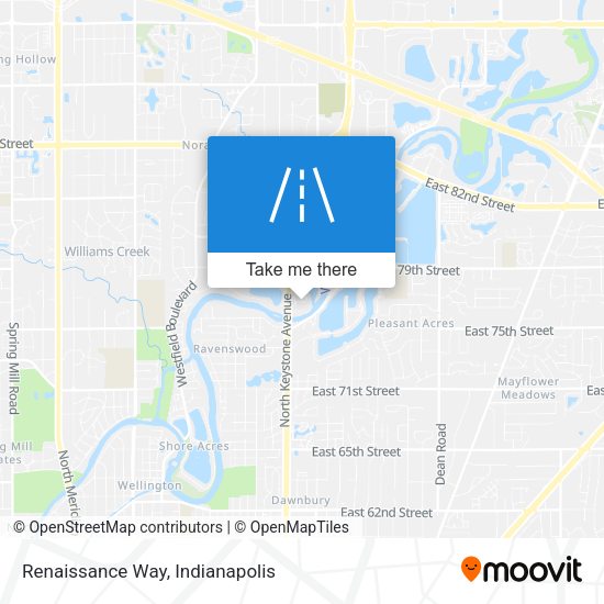 Mapa de Renaissance Way