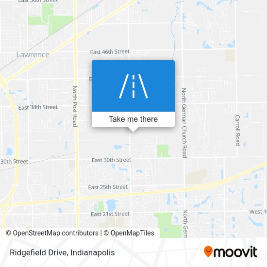 Mapa de Ridgefield Drive
