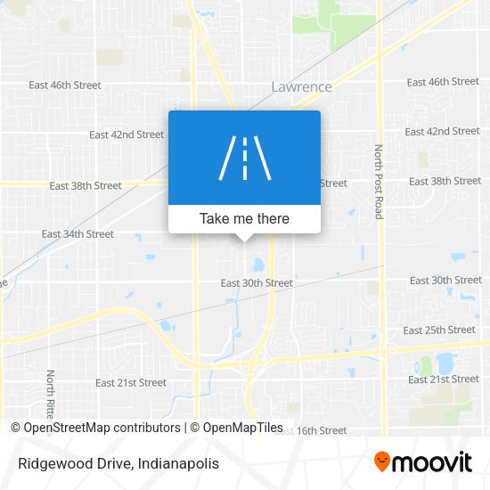 Mapa de Ridgewood Drive