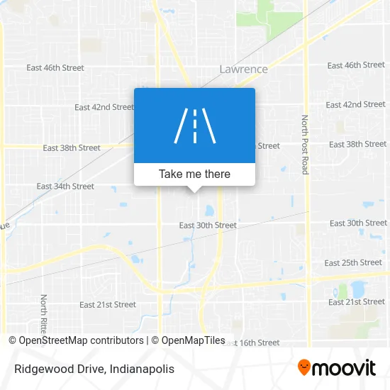 Ridgewood Drive map