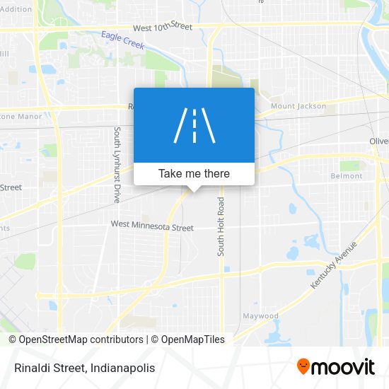 Rinaldi Street map