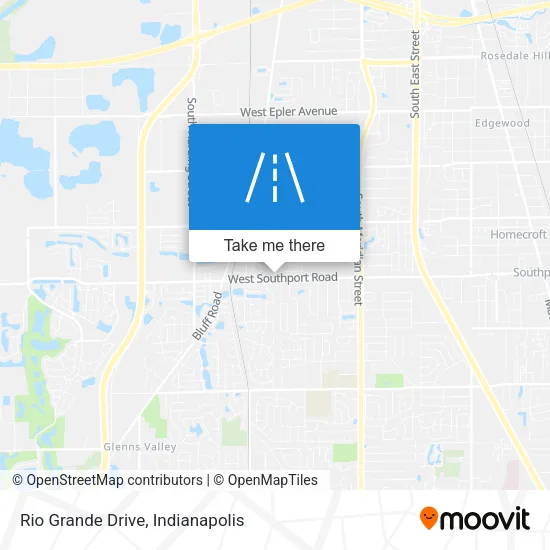 Rio Grande Drive map