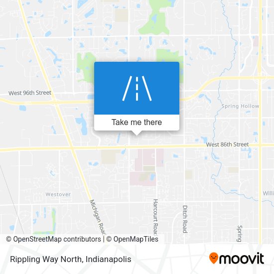 Rippling Way North map