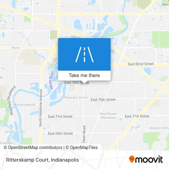 Ritterskamp Court map