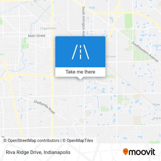 Riva Ridge Drive map
