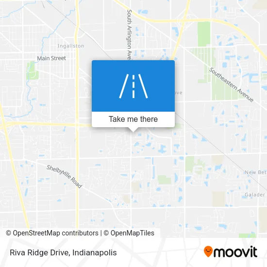 Riva Ridge Drive map