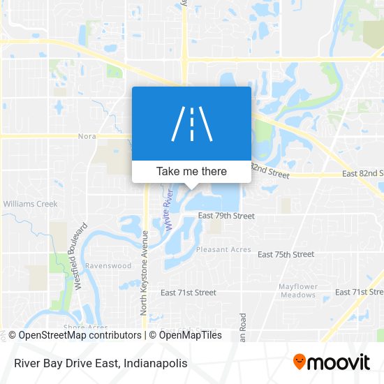 River Bay Drive East map