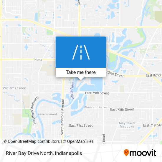 Mapa de River Bay Drive North