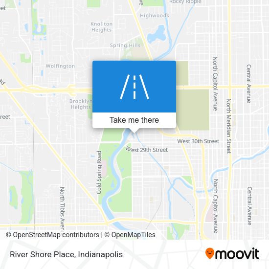 River Shore Place map