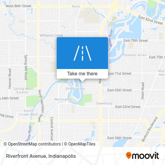 Mapa de Riverfront Avenue