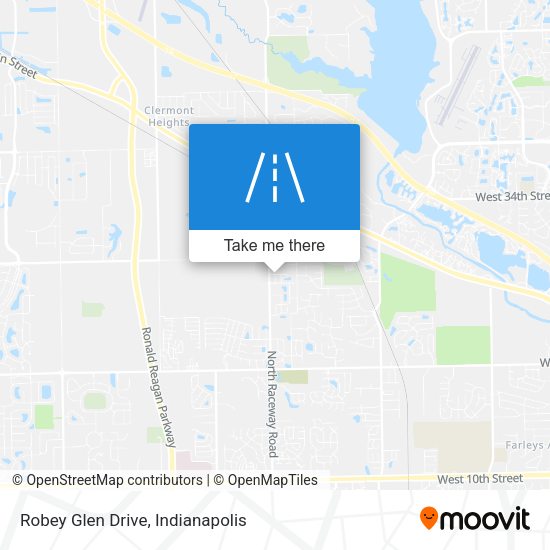 Robey Glen Drive map