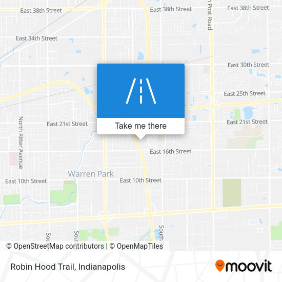 Mapa de Robin Hood Trail