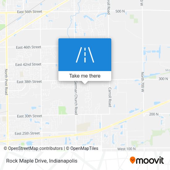 Rock Maple Drive map
