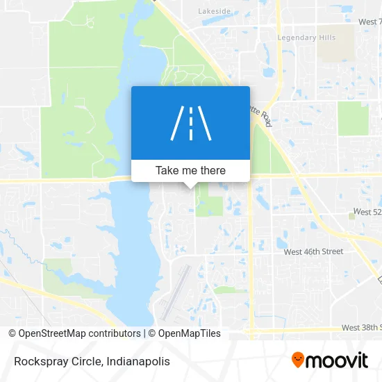 Rockspray Circle map