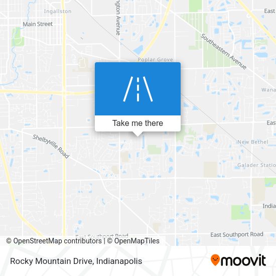 Mapa de Rocky Mountain Drive