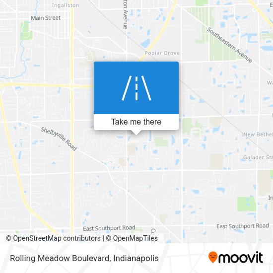 Mapa de Rolling Meadow Boulevard