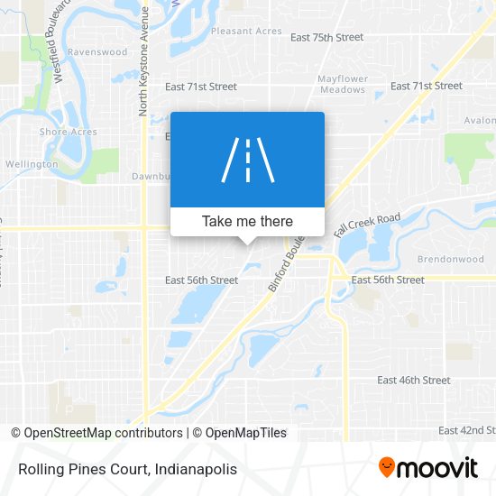 Mapa de Rolling Pines Court