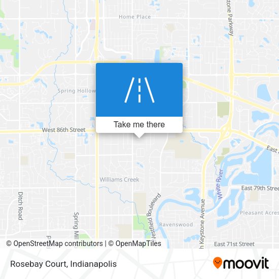 Mapa de Rosebay Court