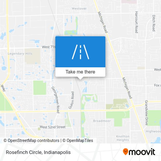 Rosefinch Circle map