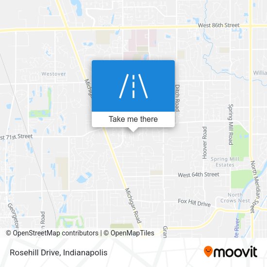 Rosehill Drive map