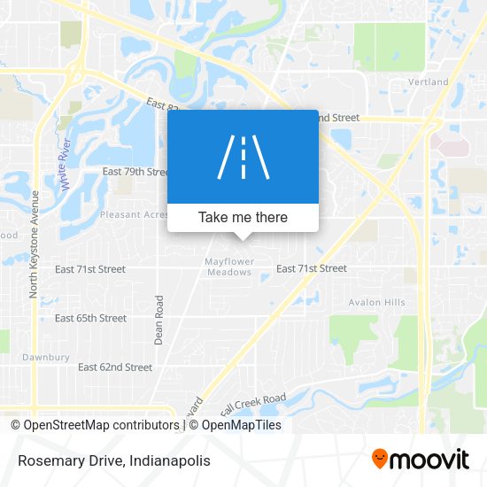 Mapa de Rosemary Drive