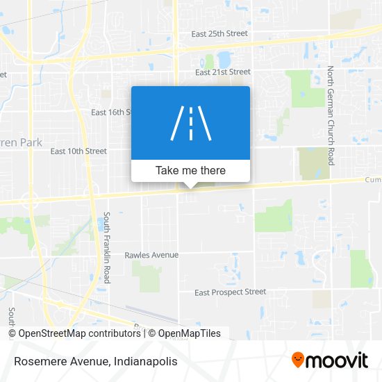 Mapa de Rosemere Avenue