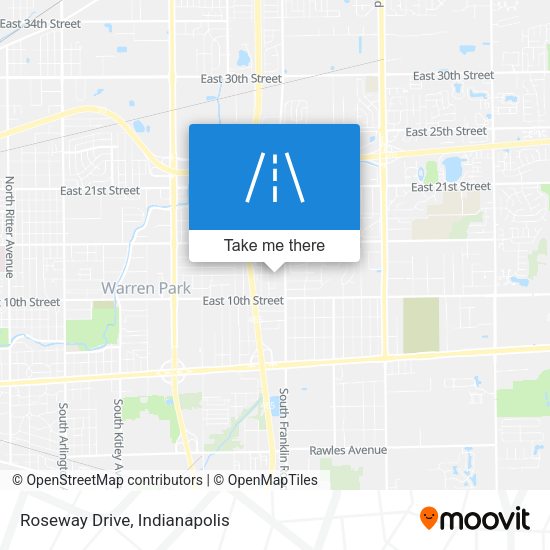 Roseway Drive map