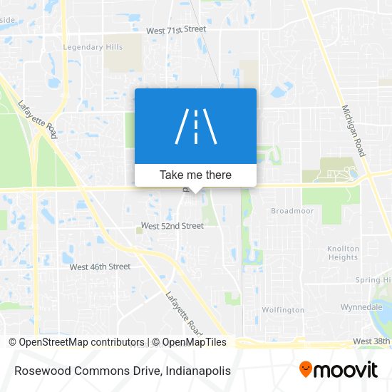 Rosewood Commons Drive map