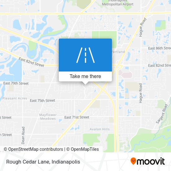 Mapa de Rough Cedar Lane