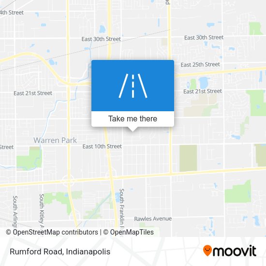 Mapa de Rumford Road