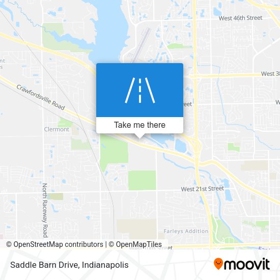 Mapa de Saddle Barn Drive