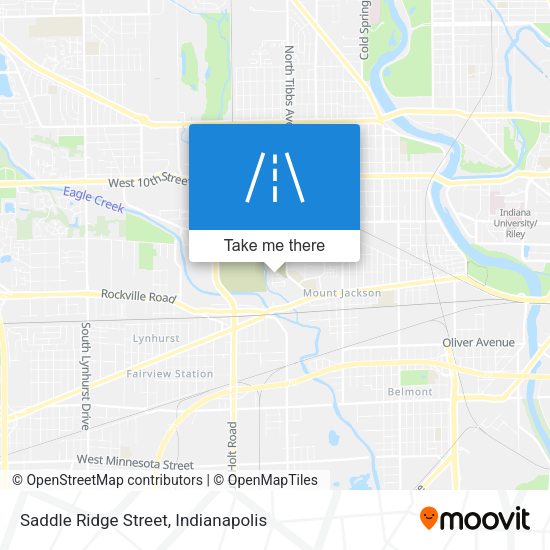 Saddle Ridge Street map