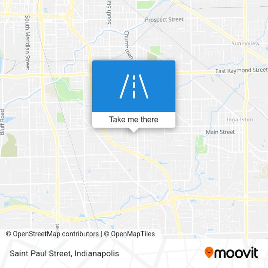 Saint Paul Street map