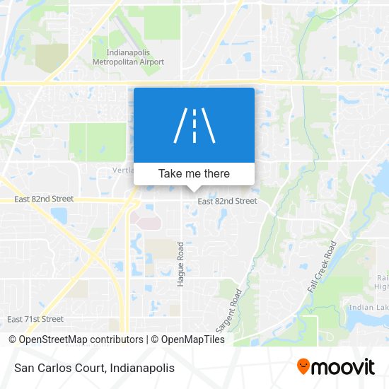 San Carlos Court map