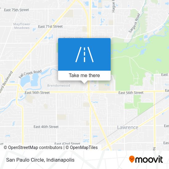 San Paulo Circle map